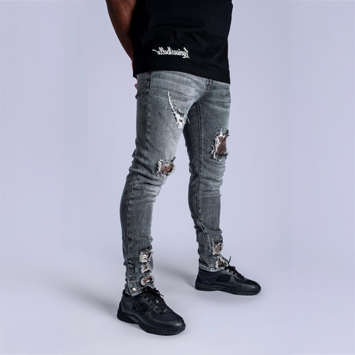 JEANS GRIS LVB