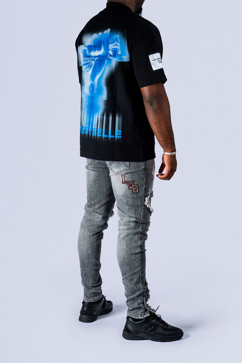 JEANS GRIS LVB