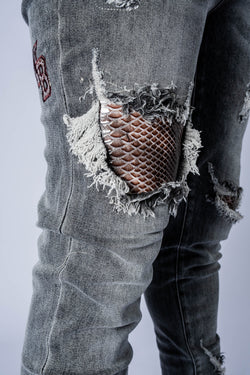 JEANS GRIS LVB