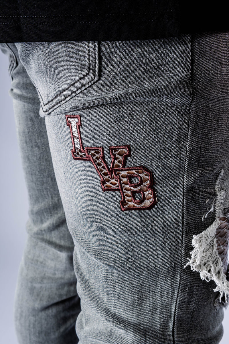 JEANS GRIS LVB