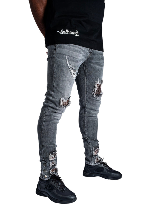 JEANS GRIS LVB