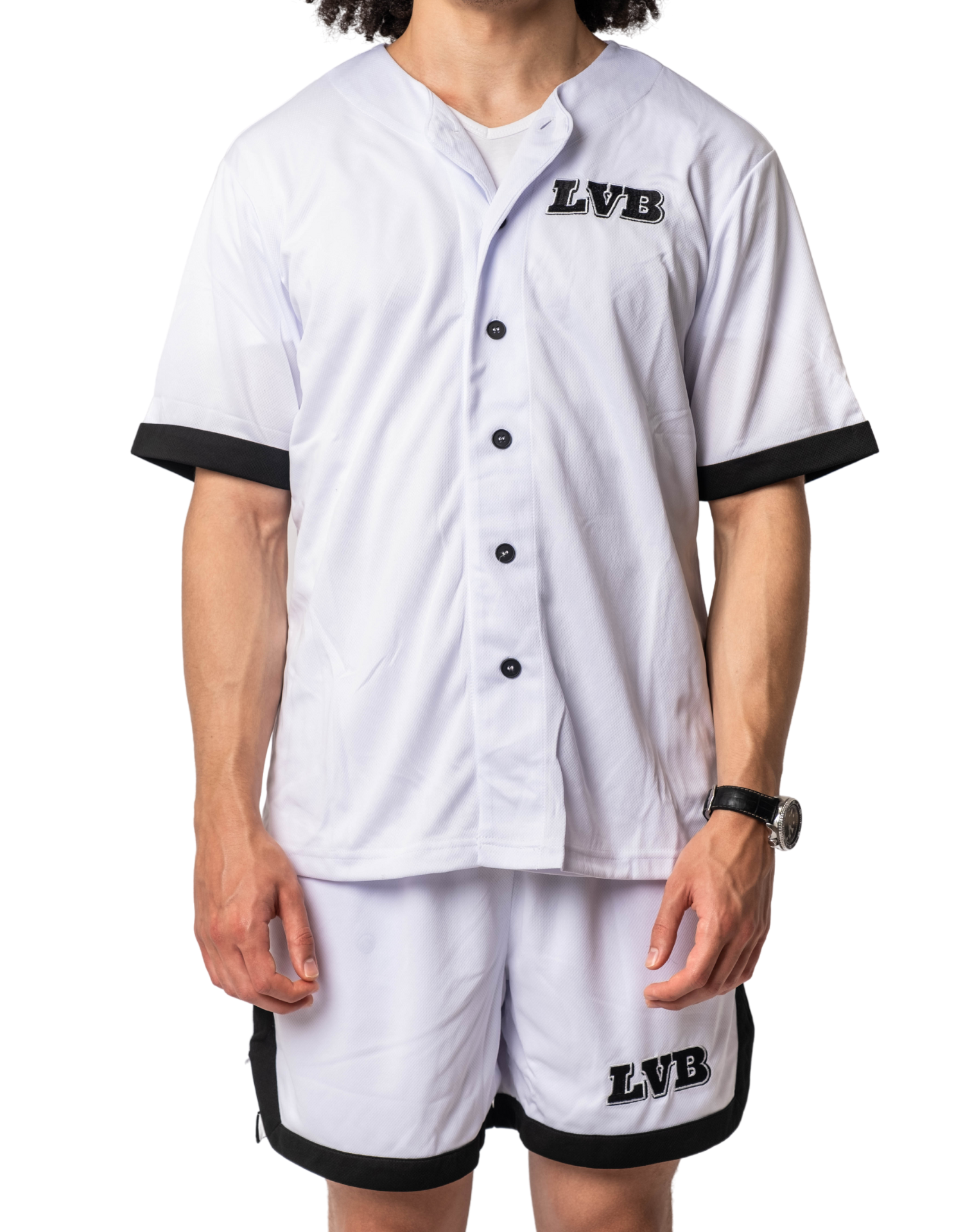 ENSEMBLE BASEBALL BLANC LA VIE EST BELLE PARIS