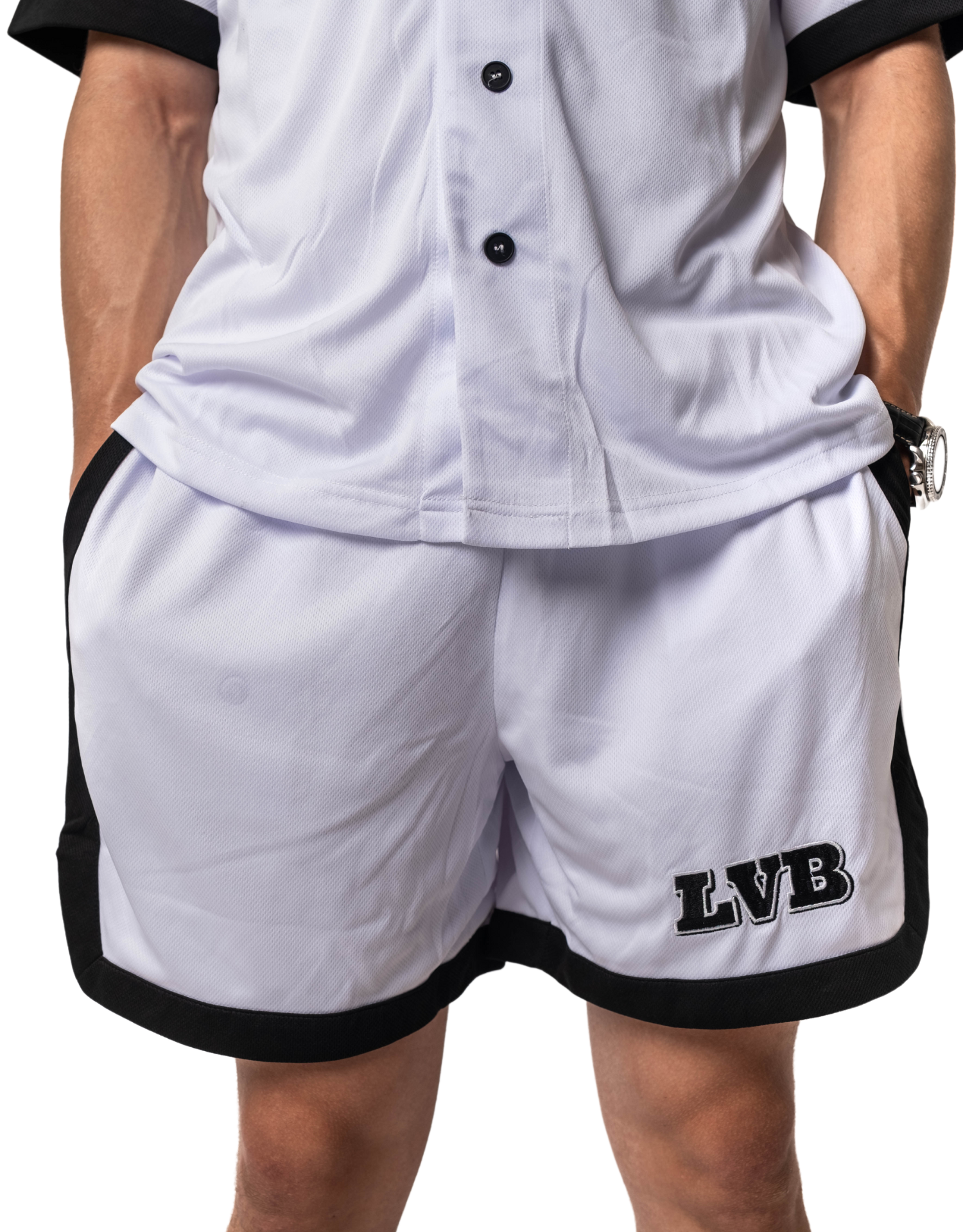ENSEMBLE BASEBALL BLANC LA VIE EST BELLE PARIS